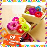 [Kenhp12] Dây chun buộc tóc lò xo nhựa PKTT105SP2
