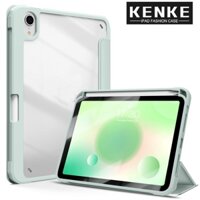 Kenke cho iPad Case HD Vỏ chống rơi trong suốt có khe cắm bút chì Khe cắm bút chì bên phải cho iPad 2021 mini 6 iPad 7th 8 9th gen 2020 Vỏ thông minh Vỏ máy tính bảng chống sốc