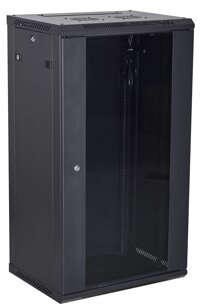 KENUCO Professional Wall Mount Network Server Cabinet Enclosure 19-Inch Server Network Rack [Full Assembled] | Hinged Swing Out | RACK-600 | (15U)