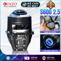 Kenzo S600 2.5 inch, Đèn Pha Bi Cầu Công Suất 65W, Chống Bụi Và Nước IP64, Chip Led Osram