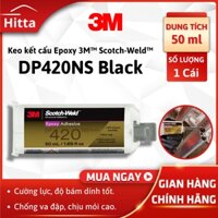 Keo 2 thành phần dán sắt, gỗ, kim loại Epoxy 3M DP420 1 chai 50ml màu đen