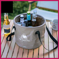 Keo| 3 Màu Có Thể Gập Lại Xô Ngoài Trời Tiếp Liệu Cắm Trại Di Động Tròn Lưu Trữ Thùng Dung Tích Cao