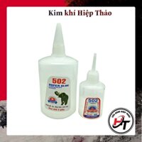 Keo 502 keo dán đa năng siêu dính con voi chai lớn và nhỏ K502-PH