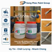 Keo AB 2 thành phần EPoxy siêu chắc 1KG Cặp