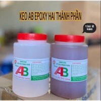 Keo AB 2 thành phần EPoxy siêu chắc 1KG Cặp