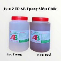 Keo AB 2 thành phần EPoxy siêu chắc 1KG Cặp