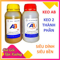 KEO AB (KEO 2 THÀNH PHẦN) Bán theo bộ, đóng chai sẵn
