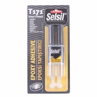 [Keo AB trong / xám siêu dính] Selsil T171 Epoxy Syringe 5 Min Multipurpose