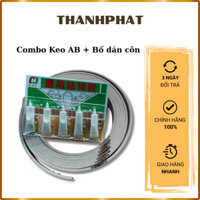 Keo AB với bố chuyên dán côn máy cắt cỏ, dán sắt, dán chân vịt ( 1 hộp 5 tuýp )