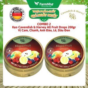 Kẹo All Fruit Cavendish & Harvey 200g
