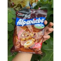 Kẹo Alpenliebe Hương Vị Cà Phê Sữa Gói Bé 101.5g