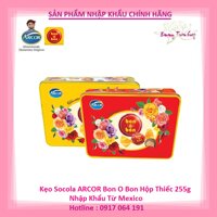 Kẹo ARCOR Bon o Bon Chocolate 255g - Hộp Thiếc Chữ Nhật ( Emmy Tran Shop ) Nhập Khẩu từ Mexico