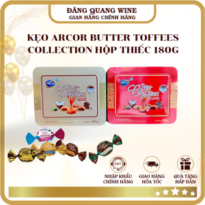 Kẹo Arcor Butter Toffees Collection 180g