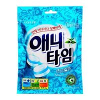 Kẹo Bạc Hà Không Đường, Anytime, Xylitol Mint Candy, Sugar Free, 2.11 oz (60g) - LOTTE