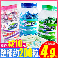 Kẹo bạc hà Mintz, kẹo sữa Mintz, kẹo mềm nhập khẩu Indonesia, hương thơm tươi mát, đồ ăn nhẹ cổ điển cho năm mới