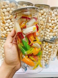 Kẹo bắp dẻo mix vị - Hũ 500gr