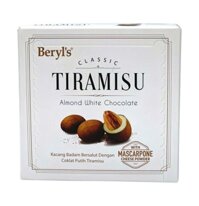 Kẹo Beryl’s Tiramisu Almond White Chocolate 65g HG Trắng