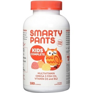 Kẹo bổ đa Vitamin+Omega cho trẻ em Smarty Pants Kids Complete 180 viên