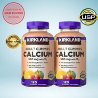 Kẹo bổ sung Canxi và Vitamin D3 Kirkland Signature Calcium 500mg With D3 - Hộp 120 viên