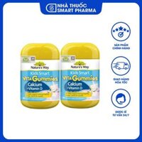 Kẹo bổ sung canxi vitamin D cho bé Nature's Way Kids Smart Vita Gummies Calcium + Vit D của Úc ( Lọ 60 viên)