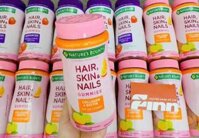 Kẹo bổ sung da tóc móng Nature's Bounty Optimal Solutions Hair, Skin & Nails with Biotin and Collagen 80 viên