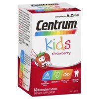 Kẹo bổ xung vitamin tổng hợp Centrum Kids strawberry 60 viên