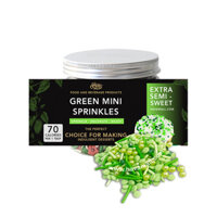 Kẹo Bông Đường Cốm Trang Trí Bánh Màu Xanh Lá Hủ 35g – Green Mini Sprikles