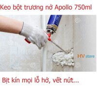 Keo bọt nở Apollo 750ml hàng chính hãng