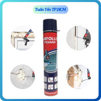 Keo bọt nở Apollo foam 750ml, keo giảm tiếng ồn chính hãng