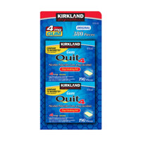 Kẹo cai thuốc lá Kirkland Signature Quit 4 Gum Original 190 viên (1 hộp đơn)