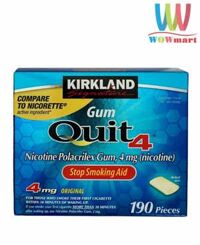 Kẹo cai thuốc lá Kirkland Signature Quit 4 Gum Original 190 viên