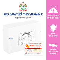 Kẹo cam Vita C Glucose bổ sung vitamin c, tăng đề kháng, tốt cho sức khỏe (H/46 gói x 24 viên)