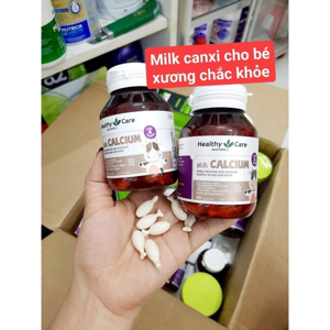 Kẹo Canxi Sữa Cho Bé – Calcium Milk Healthy Care 60 Viên
