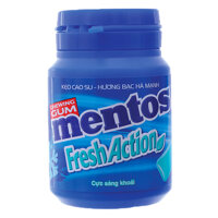 Kẹo Cao Su Bạc Hà Mentos Fresh Action Hũ 56G