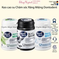 Kẹo cao su Chăm Sóc Răng Miệng Dontodent ngừa Hôi Miệng Sâu Răng, Trắng Răng - hàng Đức lọ 50v