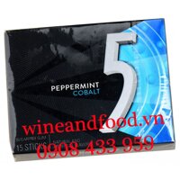 Kẹo cao su chewing gum 5 Peppermint Cobalt không đường