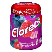 Kẹo Cao Su Clorets Vị Việt Quất Mix Mâm Xôi- Hàng Nhật nội địa