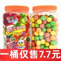 Kẹo cao su dưa hấu rỗng nhồi thỏ xinh xắn, kẹo cổ điển hoài niệm, kẹo ăn nhẹ cho trẻ em, kẹo cao su đa hương vị