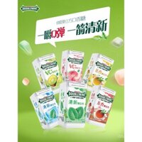 Kẹo cao su Green Arrow, viên không đường, xylitol 40g, 3 gói, kẹo hương dâu, chanh, bạc hà, hơi thở thơm mát