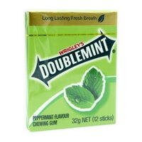 Kẹo cao su hương bạc hà Doublemint hộp 32g (1 Hộp)