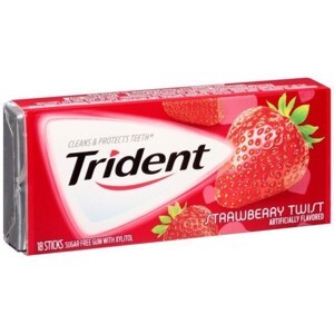Kẹo cao su không đường Trident - 26.6g