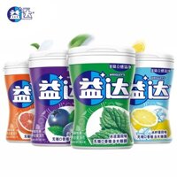 Kẹo cao su xylitol 56g*6 chai, khoảng 40 miếng, gói kết hợp chai lớn bạc hà