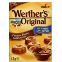 Kẹo Caramen kem socola Werther 42g (Không Đường)
