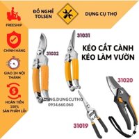 Kéo cắt cành tỉa dăm công nghiệp TOLSEN lưỡi Inox không gỉ 200mm dùng làm vườn 31018/31019/31020/31021/31022/31023/31031