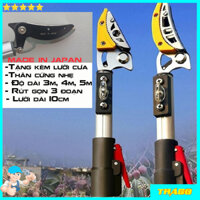 KÉO CẮT CÀNH TRÊN CAO 3 ĐOẠN NHẬT BẢN (3M-4M-5M) LOẠI TỐT