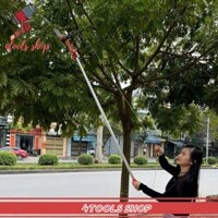 Kéo cắt cành trên cao giật dây, hái quả kèm lưỡi cưa siêu bén, cán dài 3 mét ( 2 loại giật dây và bóp cò)