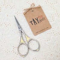 Kéo cắt chỉ, kéo cắt may thủ công kiểu retro hình hoa hướng dương