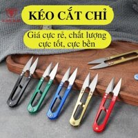 Kéo cắt chỉ may cán sắt nhiều màu