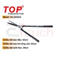 Kéo Cắt Cỏ Hàng Rào TOP Cán Bọc Nhựa, Có Tăng Đưa - HC-2232HA