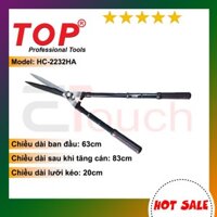 Kéo Cắt Cỏ Hàng Rào TOP Cán Bọc Nhựa, Có Tăng Đưa - HC-2232HA